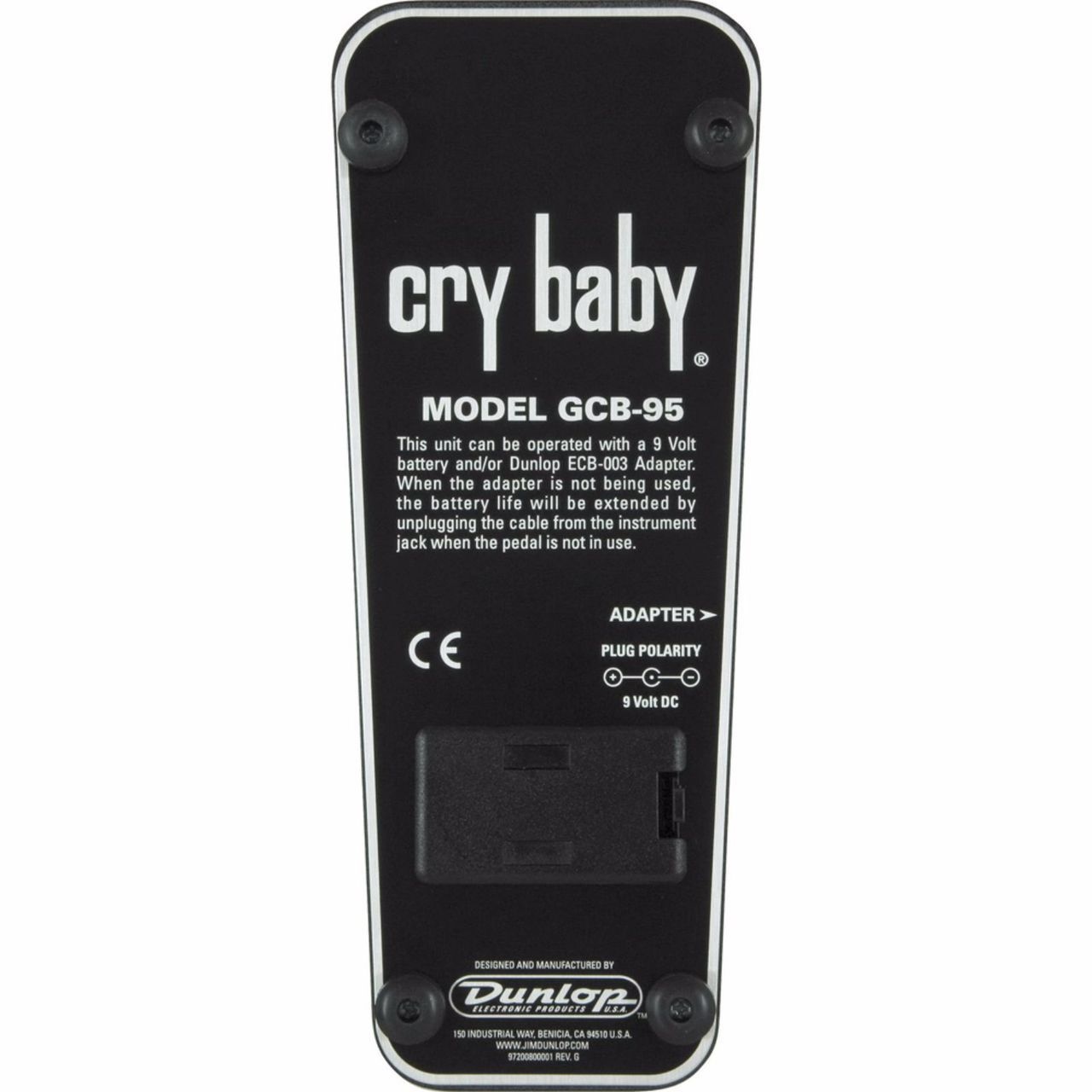 ギター rairai4Dunlop GCB95 ORIGINAL CRY BABY Dunlop GCB95 Original Cry Baby Standard Wah Guitar Effects Pedal